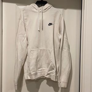 White Nike sweatshirt
